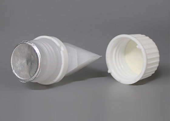 漏出証拠のPEの食品等級のプラスチックは液体袋のためのシール ライナが付いている口の帽子を注ぎます